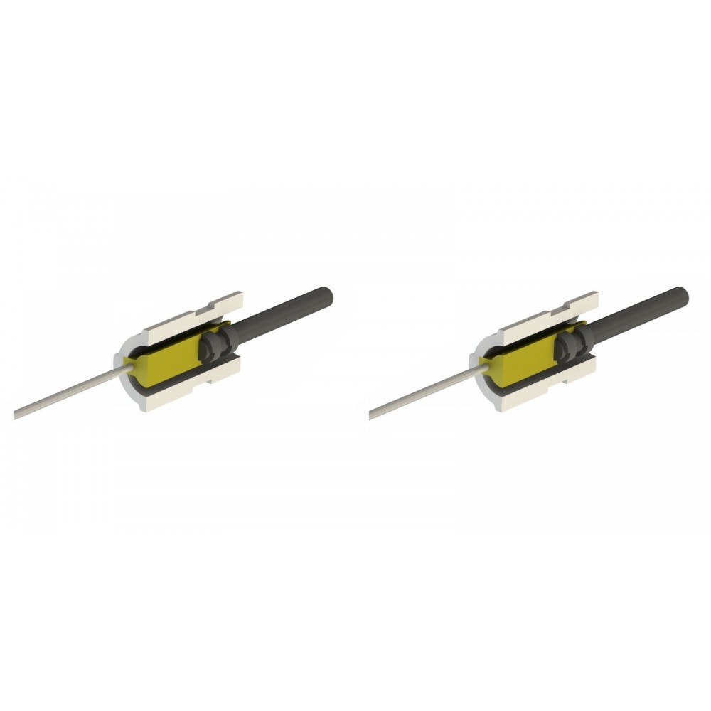 Laagspanning gloeibougie pelletkachel Eco Spar, BURNiT, totale lengte 65mm, 95W tot 24V - x2