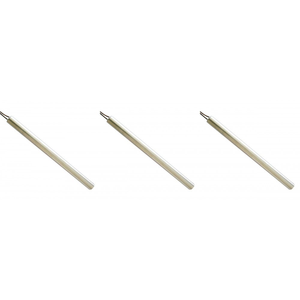 Gloeibougie pelletkachel voor Palazzetti, Royal, MCZ, Olimpia Splendid, Pellbox, Clam, Thermorossi e.a., totale lengte 160mm, 350W - x3