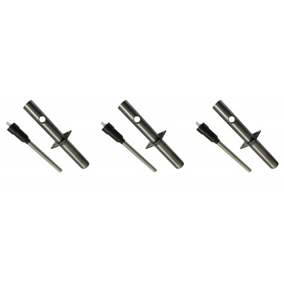 Gloeibougie pelletkachel voor Enviro met luchtkanaliserende buis, totale lengte 153mm, 230W - x3 - Gloeibougie voor pelletkachel