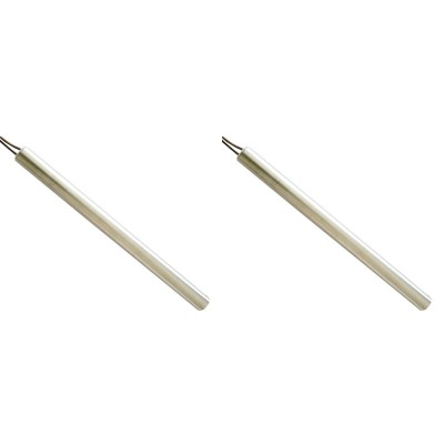 Gloeibougie pelletkachel voor La Nordica en andere, totale lengte 185mm, 400W - x2 - Gloeibougie voor pelletkachel