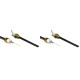 Laagspanning gloeibougie pelletkachel Eco Spar, BURNiT, Adler, AMG, Ecoteck en anderen, totale lengte 126mm, 120W tot 24V - x2 | Gloeibougie voor pelletkachel | Pelletkachel onderdelen |