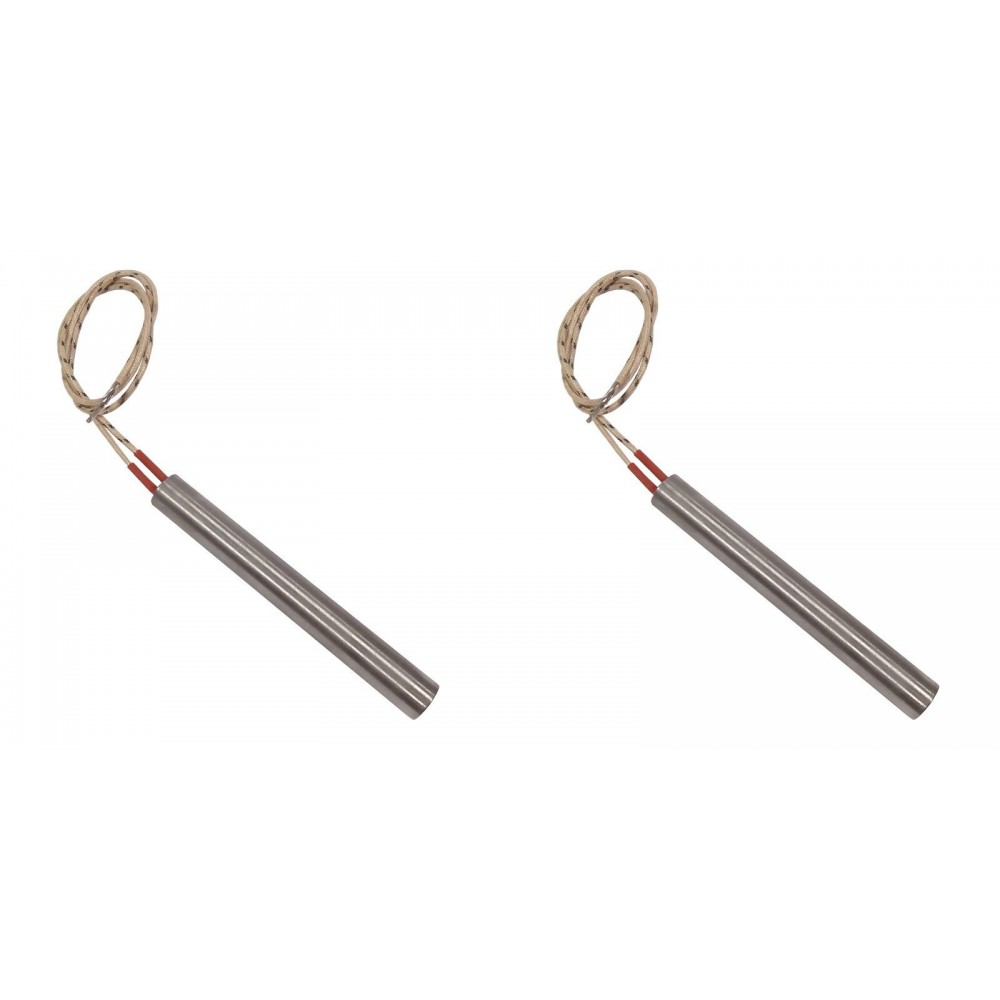 Gloeibougie pelletkachel voor Arce, Cadel, Eurofiamma, Eurosteack en anderen, totale lengte 101mm, 300W - x2