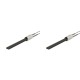 Laagspanning gloeibougie pelletkachel Eco Spar, BURNiT, MCZ, Edilkamin, Lopi en anderen, totale lengte 122mm, 120W tot 24V - x2 | Gloeibougie voor pelletkachel | Pelletkachel onderdelen |