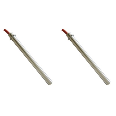 Gloeibougie pelletkachel voor Alfa Plam, Palazzetti, Biasi, Olimpia Splendid, Olsberg Libera, Royal, Thermorossi en andere, totale lengte 160mm, 350W - x2 - Productenvergelijking