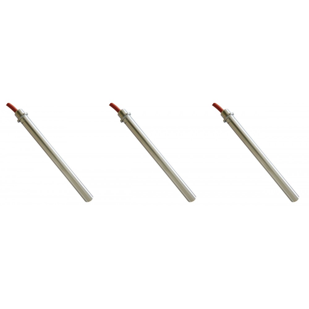 Gloeibougie pelletkachel voor Palazzetti, Cadel, Thermorossi, Olimpia Splendid, totale lengte 170mm, 350W - x3