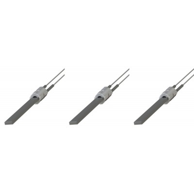 Gloeibougie pelletkachel met zwart kwartskristal voor Eco Spar, BURNiT, Palazzetti, VistaFlame, Whitfield, Lennox en anderen, totale lengte 122mm, 400W - x3 - 