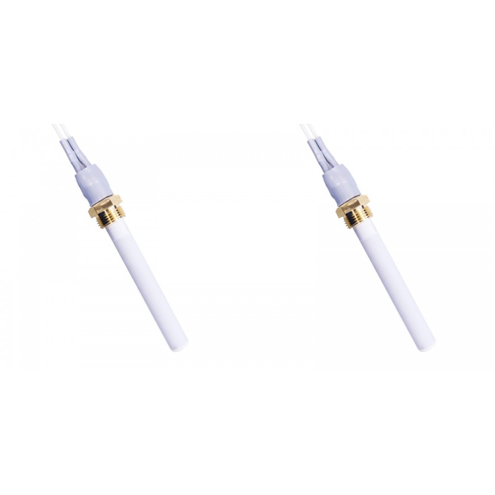 Keramische gloeibougie pelletkachel Eco Spar, BURNiT, Warmflow, Adler, AMG, Ecoteck en anderen, totale lengte 88mm, 250W - x2 | Gloeibougie voor pelletkachel | Pelletkachel onderdelen |