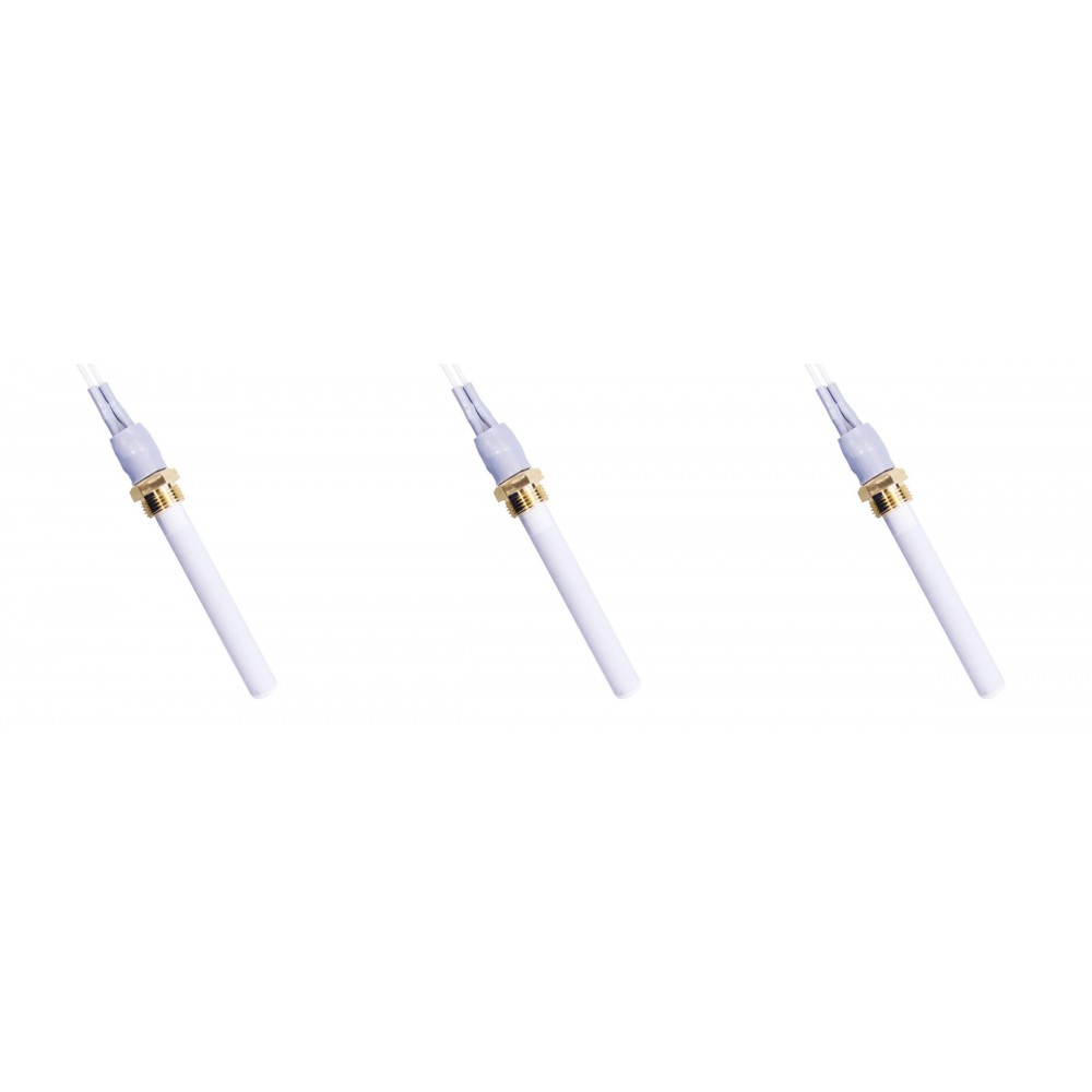 Keramische gloeibougie pelletkachel Eco Spar, BURNiT, Warmflow, Adler, AMG, Ecoteck en anderen, totale lengte 88mm, 250W - x3 | Gloeibougie voor pelletkachel | Pelletkachel onderdelen |