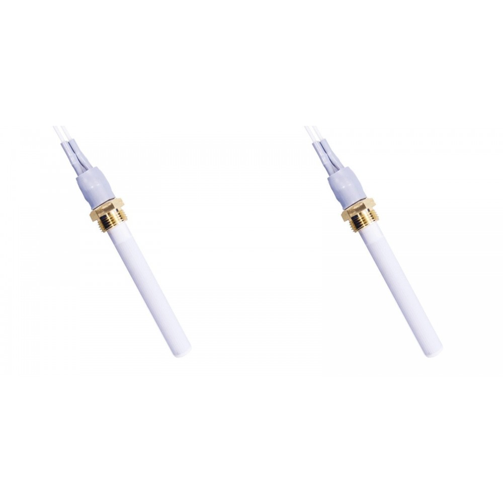 Keramische gloeibougie pelletkachel Eco Spar, BURNiT, Warmflow, Adler, AMG, Ecoteck en anderen, totale lengte 88mm, 250W - x2 | Gloeibougie voor pelletkachel | Pelletkachel onderdelen |