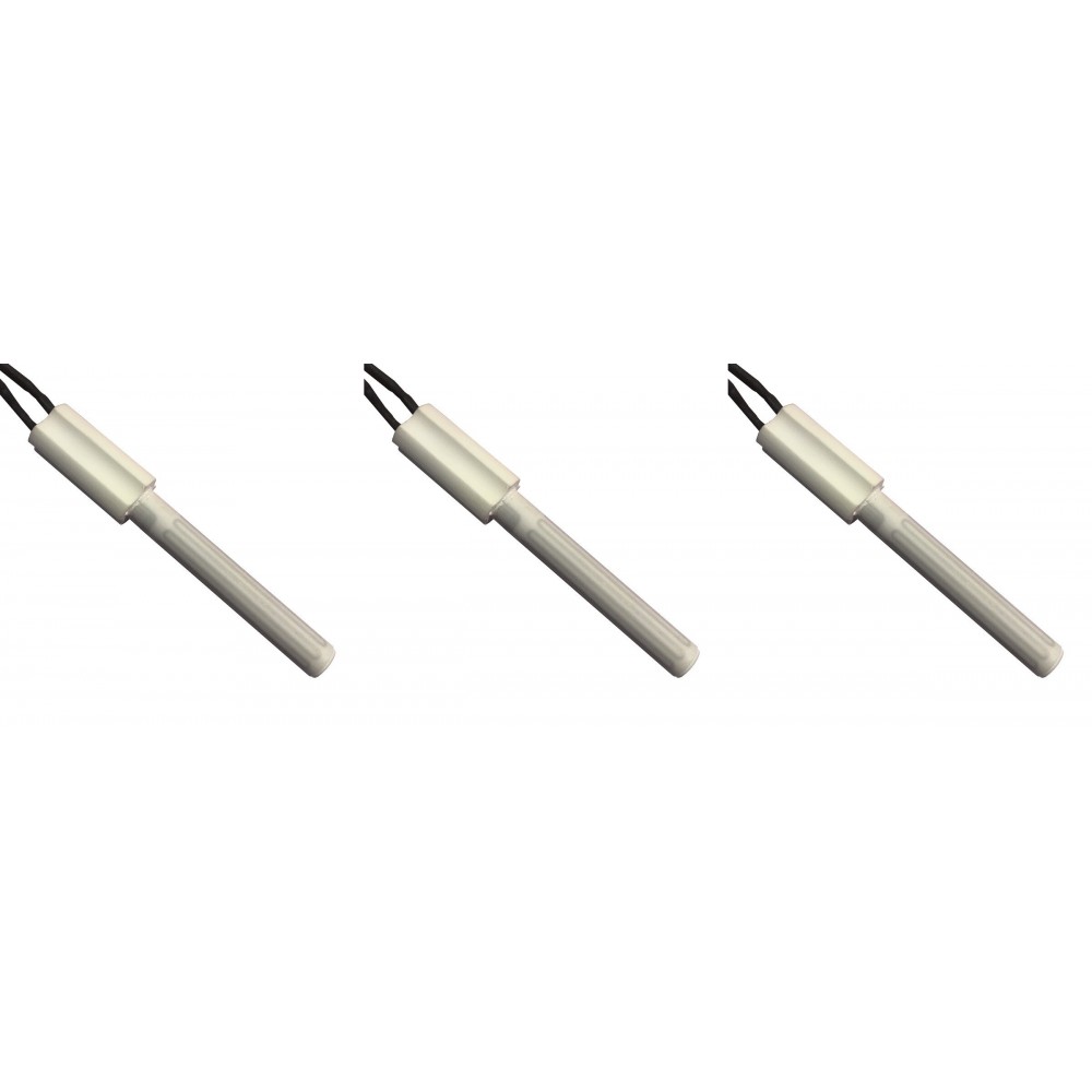 Keramische gloeibougie pelletkachel Eco Spar, BURNiT, Ashley, Adler, AMG, Piazzetta en anderen, totale lengte 102mm, 250W - x3