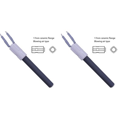 Keramische gloeibougie pelletkachel voor BURNiT, Palazzetti en andere, totale lengte 113mm, 260W - x2 - Gloeibougie voor pelletkachel
