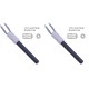 Keramische gloeibougie pelletkachel voor BURNiT, Palazzetti en andere, totale lengte 113mm, 260W - x2 | Gloeibougie voor pelletkachel | Pelletkachel onderdelen |