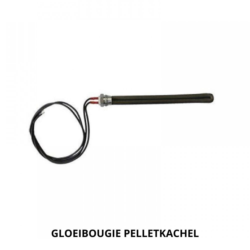 Gloeibougie voor pelletkachel met CV